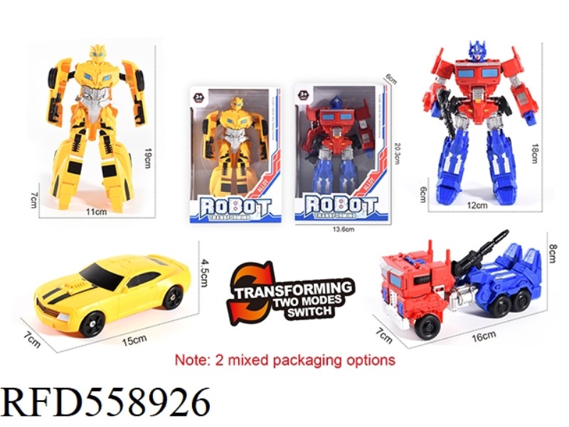 OPTIMUS PRIME/BUMBLEBEE MIXED SEMI-ALLOY DEFORMED BLOCKS