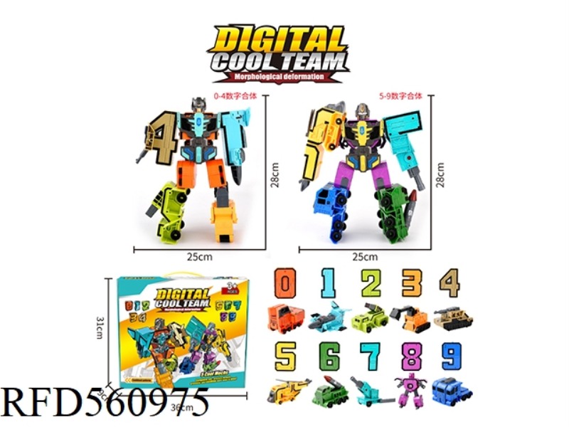 PUZZLE DIGITAL METAMORPHIC ROBOT