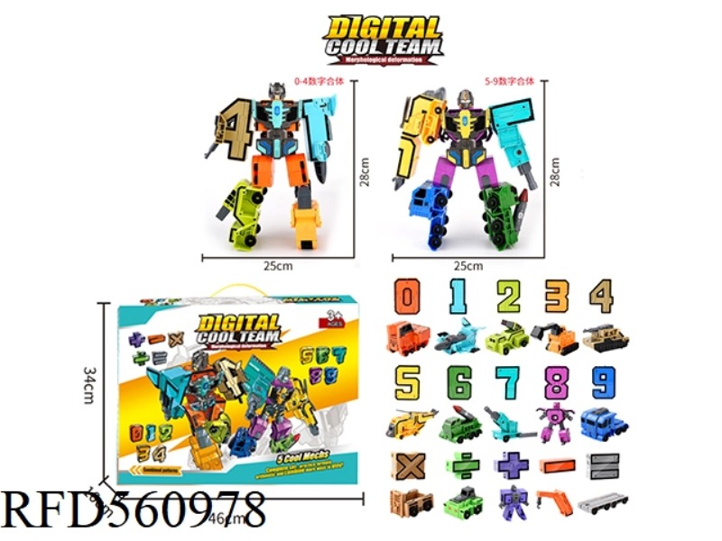 PUZZLE DIGITAL METAMORPHIC ROBOT