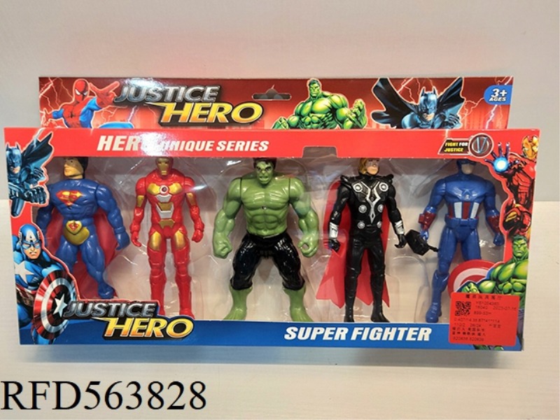 HULK CAPTAIN AMERICA THOR IRON MAN SUPERMAN