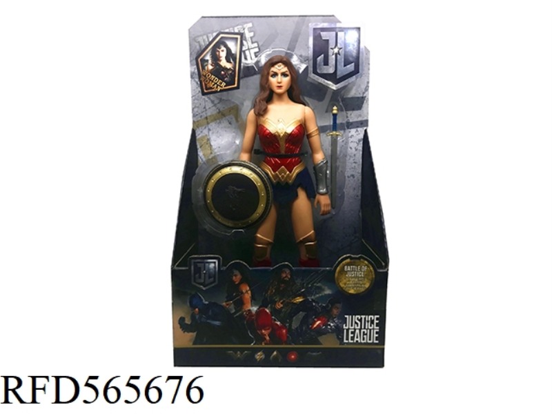 FANTASTIC WOMAN 12 INCH SHIELD SWORD