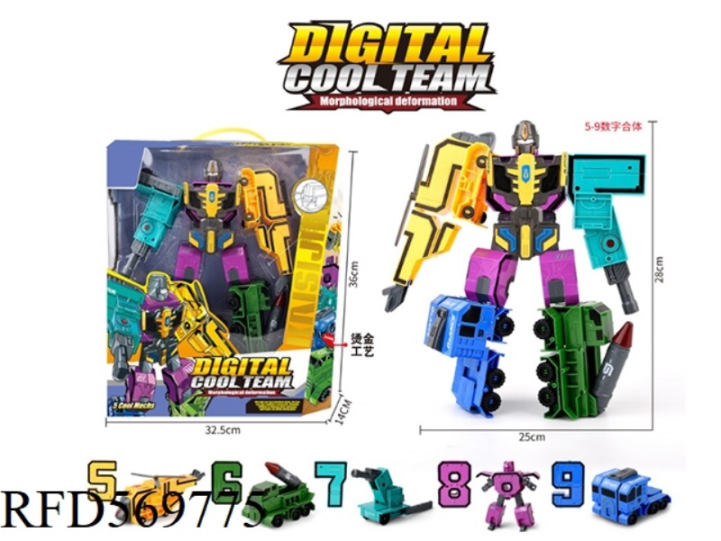 DIGITAL COOL TEAM TRANSFORMERS GRAND COMBO (5-9)