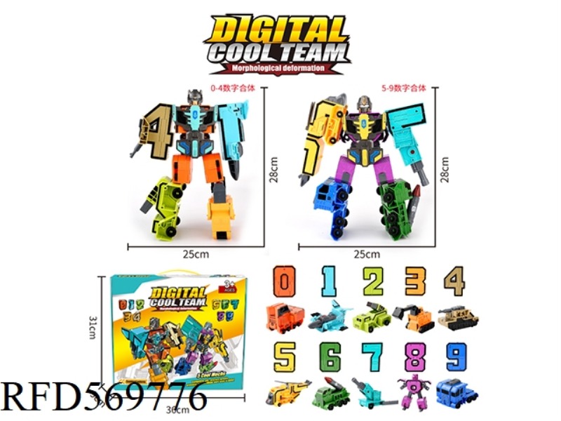 DIGITAL TRANSFORMERS GRAND COMBO (0-9)