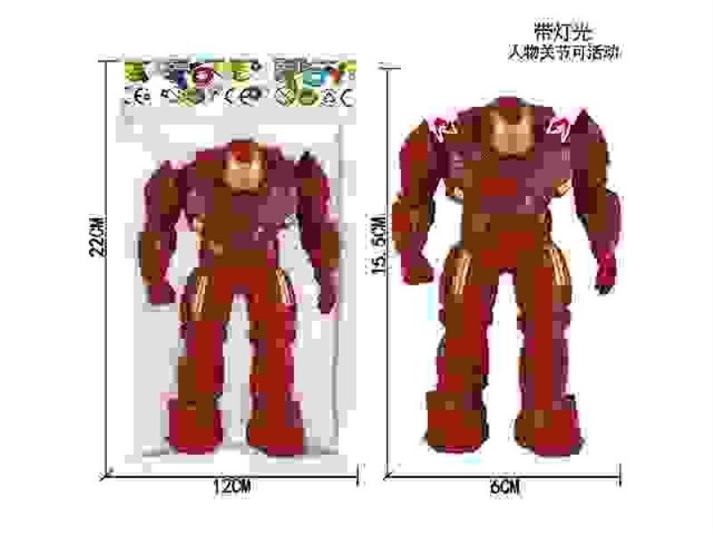 6.5-INCH ANTI-HULK MECHA (WITH LIGHT AND MOVABLE JOINTS)