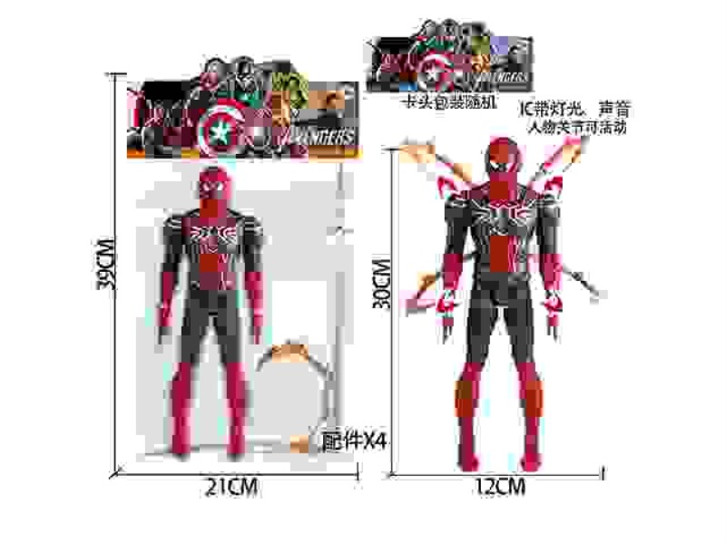 12-INCH SPIDER-MAN (WITH LIGHT AND MUSIC AND MOVABLE JOINTS)