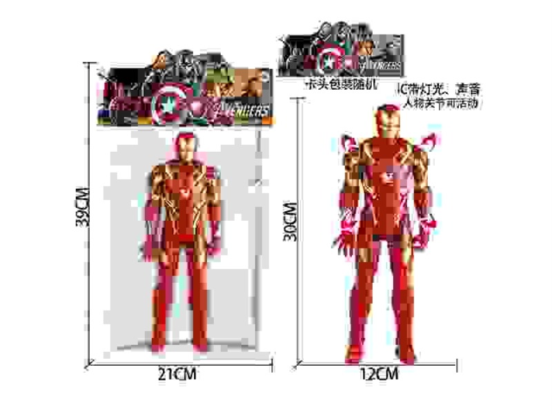 12-INCH IRON MAN (WITH LIGHTING AND MUSIC AND MOVABLE JOINTS)