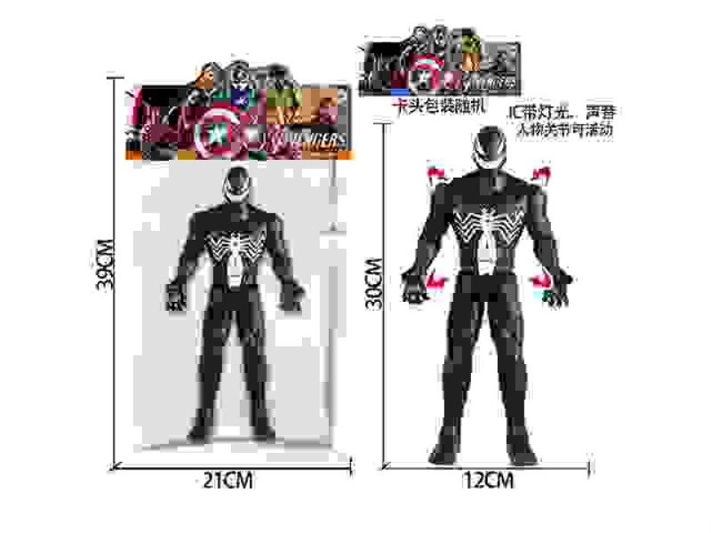 12-INCH VENOM (WITH LIGHT AND MUSIC AND MOVABLE JOINTS)