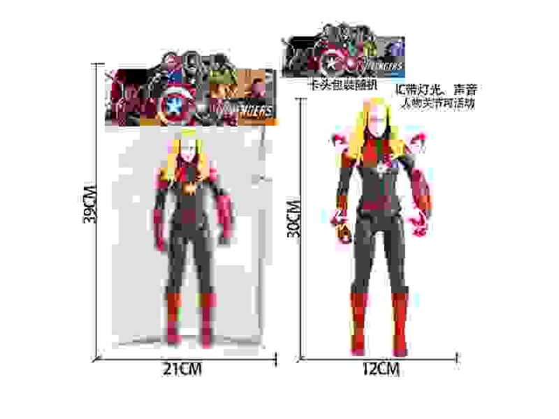 12-INCH SURPRISE CAPTAIN (WITH LIGHTING AND MUSIC, JOINTS CAN MOVE)