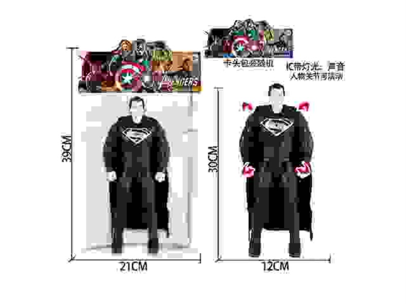 12-INCH S SUPERMAN (WITH LIGHT AND MUSIC AND MOVABLE JOINTS)