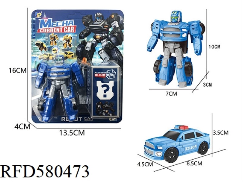 DIY ASSEMBLED DEFORMED POLICE CAR
