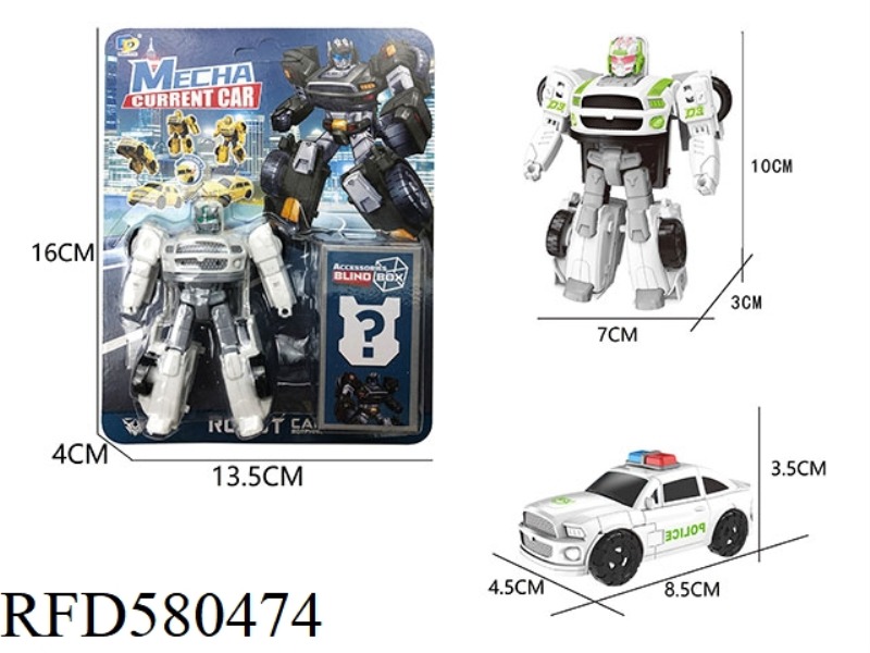 DIY ASSEMBLED DEFORMED POLICE CAR