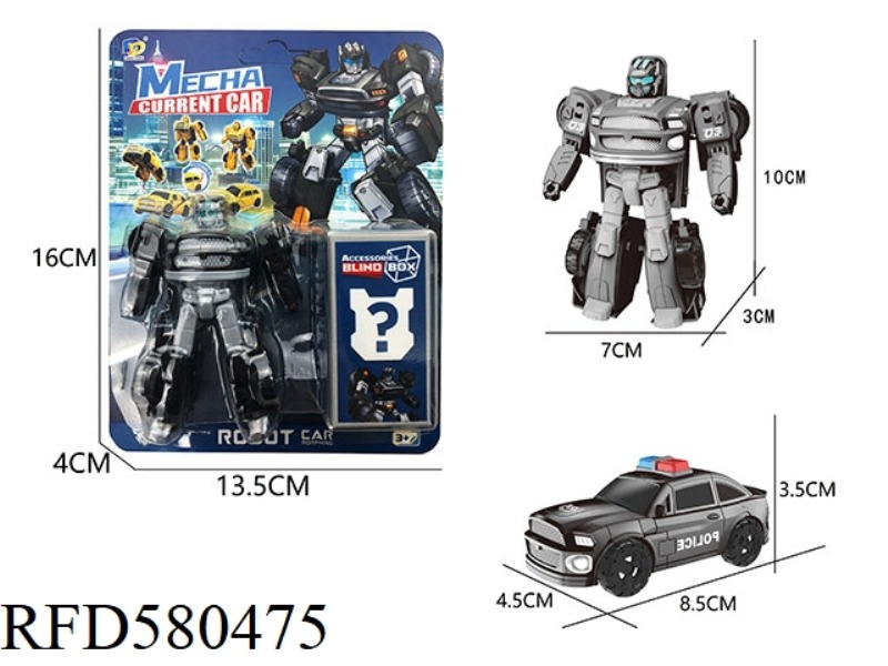 DIY ASSEMBLED DEFORMED POLICE CAR