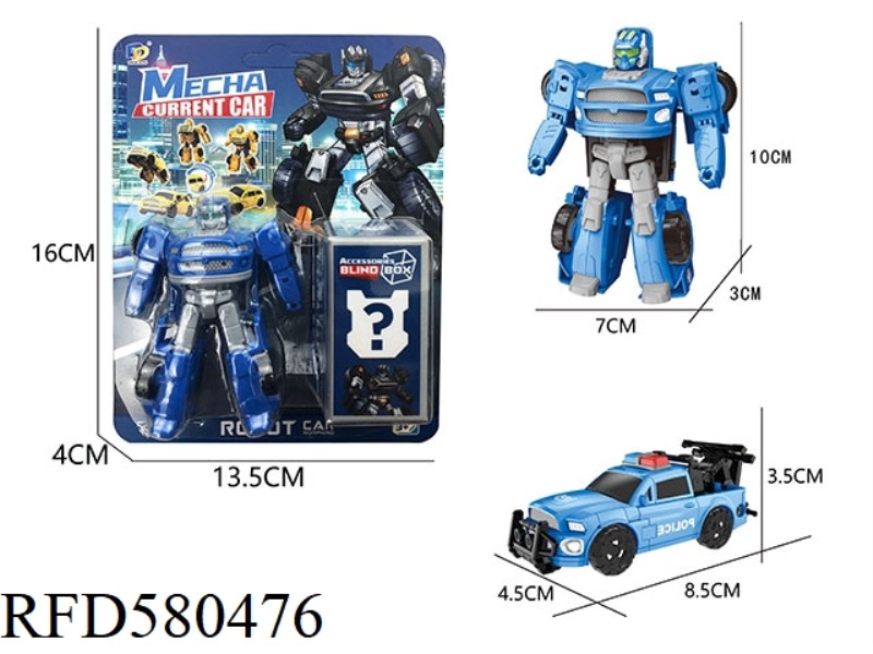 DIY ASSEMBLED DEFORMED POLICE CAR