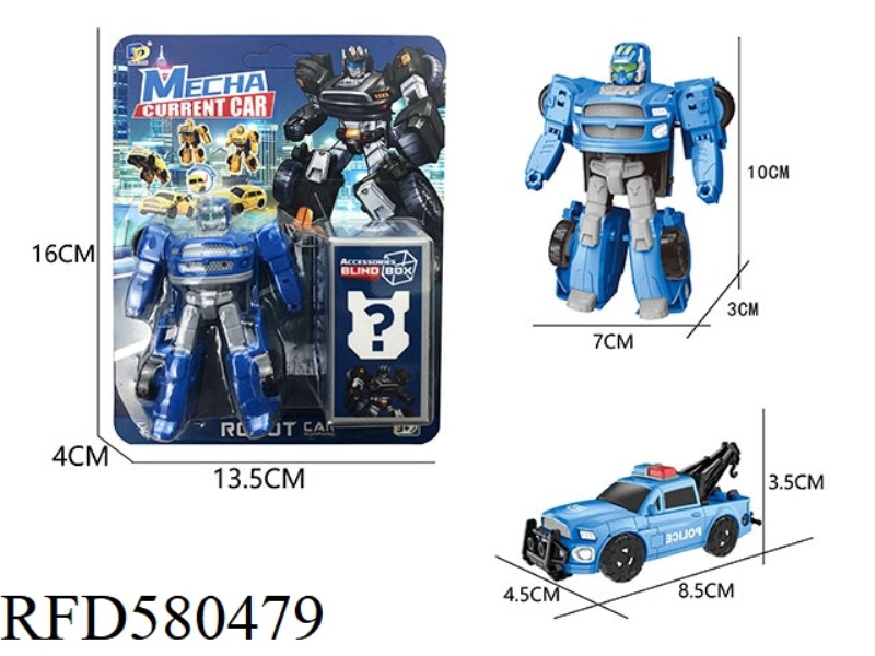 DIY ASSEMBLED DEFORMED POLICE CAR