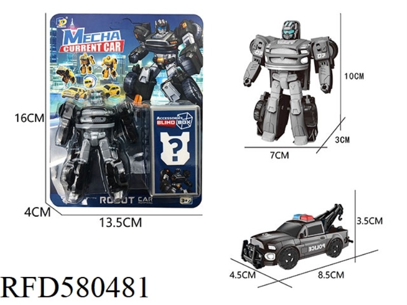 DIY ASSEMBLED DEFORMED POLICE CAR