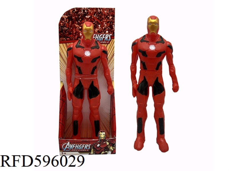 COMIC LEAGUE OF LEGENDS 11.5 INCH VINYL VILLAIN IRON MAN WITH THEME LIGHTING MUSIC