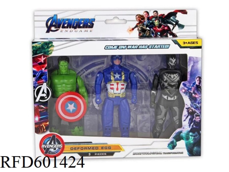 AVENGERS HULK CAPTAIN AMERICA BLACK PANTHER