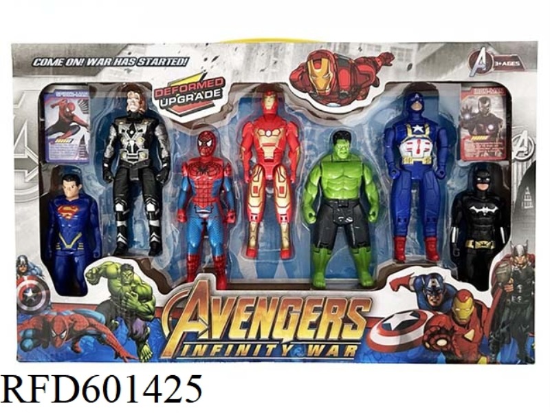 AVENGERS SUPERMAN BATMAN HULK IRON MAN SPIDER-MAN CAPTAIN AMERICA THOR