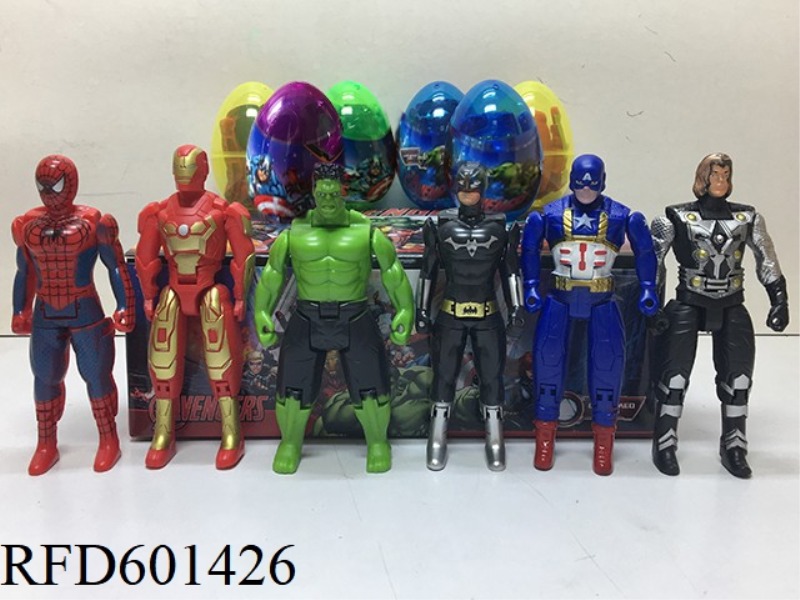 EGG-CLAD AVENGERS HULK THOR CAPTAIN AMERICA IRON MAN 12PCS