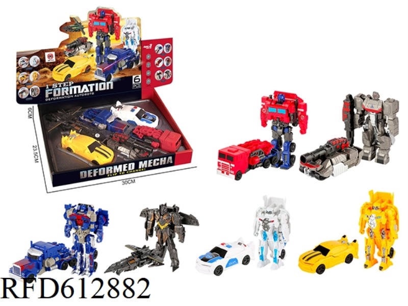 CAR SHAPE-SHIFTING ROBOT 6PCS