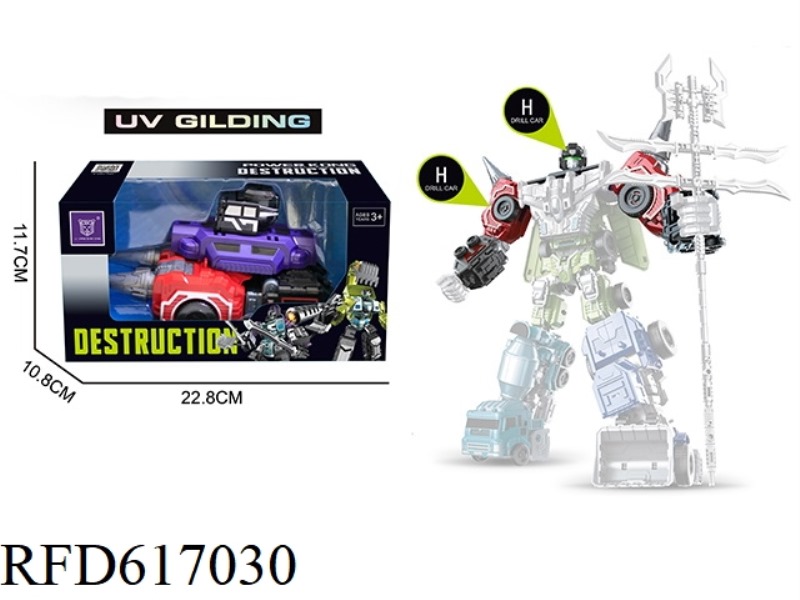 CONSTRUCTION MACHINERY TRANSFORMING ROBOT