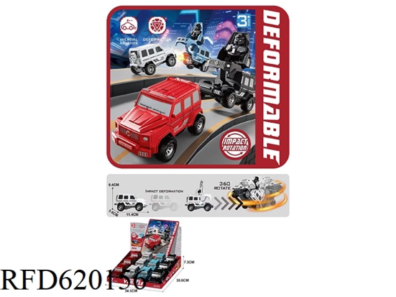 COLLISION DEFORMATION INERTIA CAR 12PCS