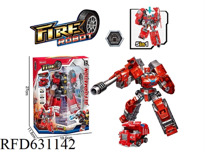 FIRE ANTI-COLLISION CAR DEFORMATION ROBOT