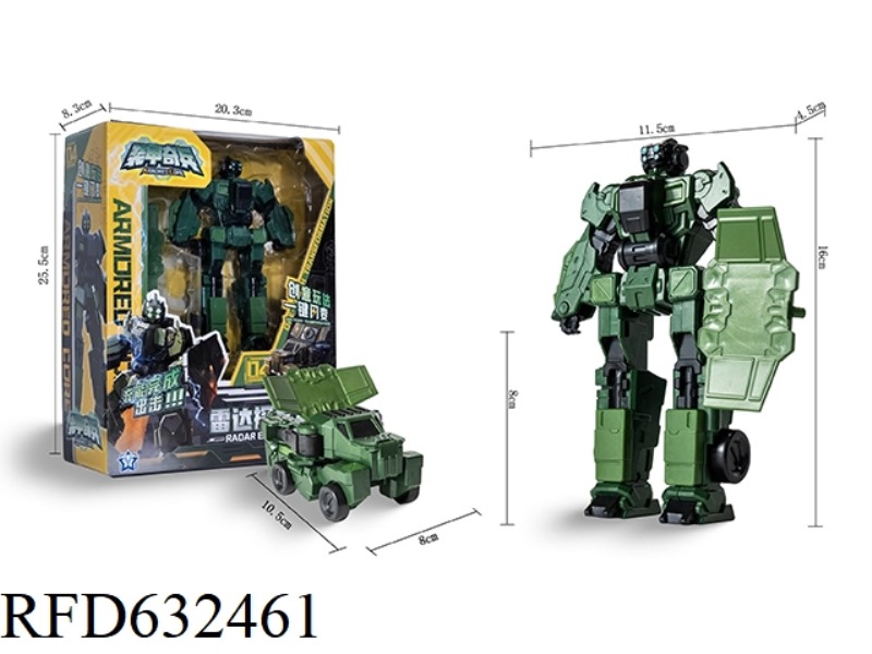 ARMORED RAIDERS SERIES RADAR EXPLORER IN DARK GREEN