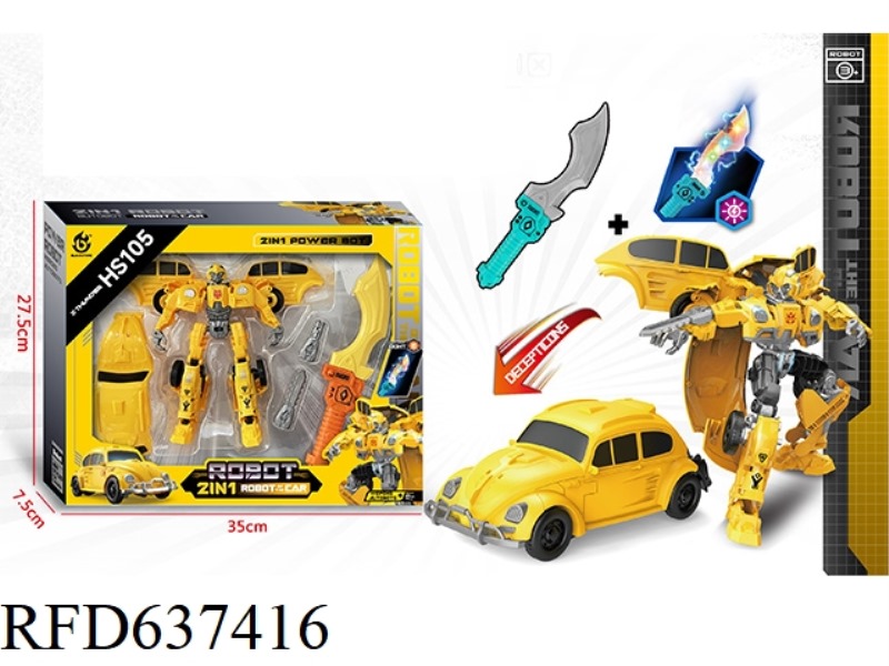 TRANSFORMERS WASP WARLORD AND LIGHTSABER