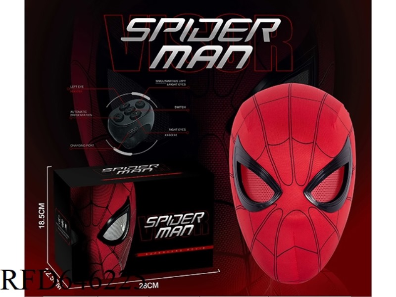 SPIDER-MAN RED HOOD MASK HELMET (REMOTE CONTROL ELECTRIC MODEL)