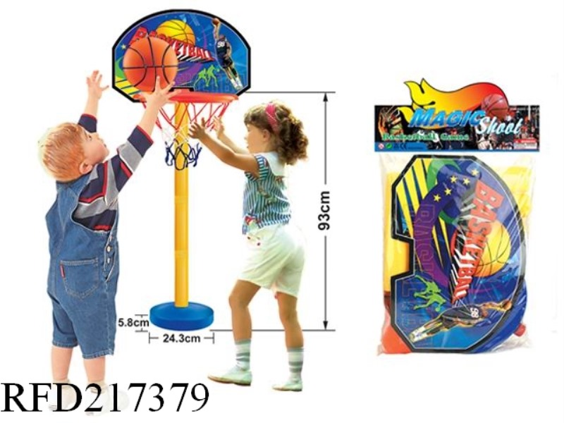 VERTICAL TYPE BASKETBALL BOARD SET
