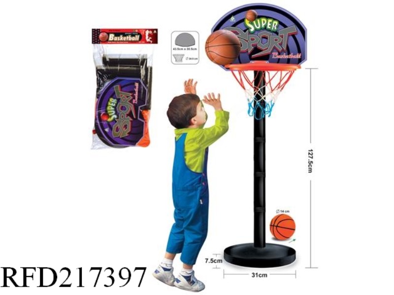VERTICAL TYPE BASKETBALL BOARD SET