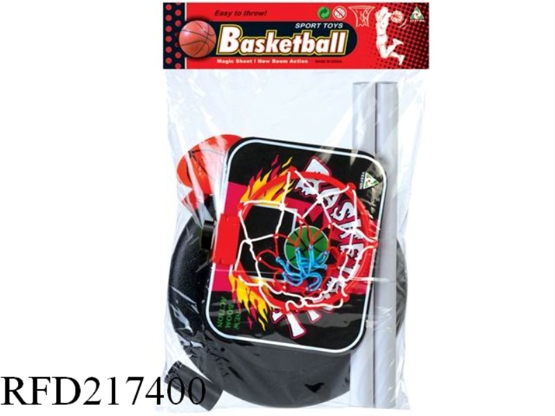 VERTICAL TYPE BASKETBALL BOARD SET