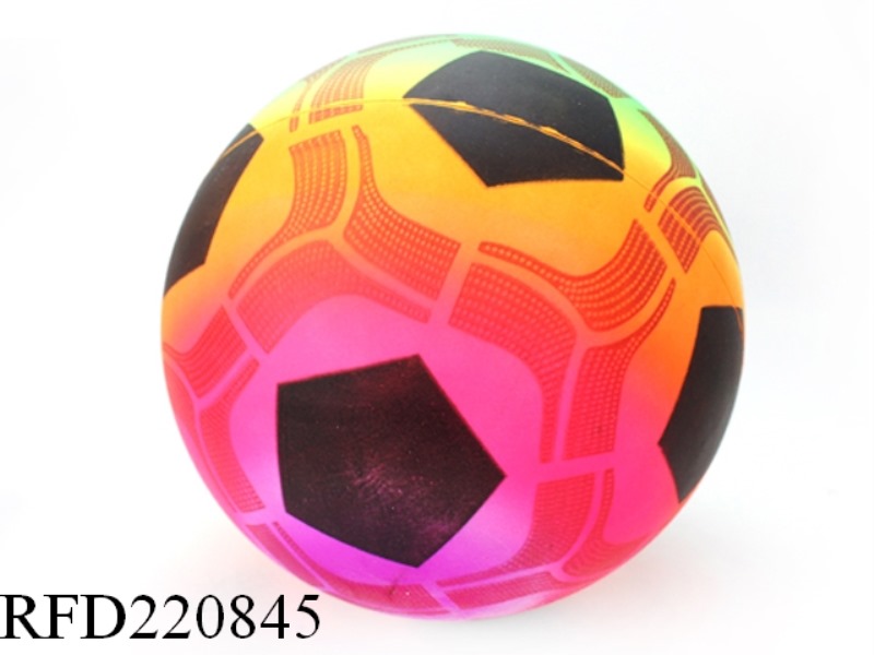 9 INCHES RAINBOW PRINTING FOOTBALL