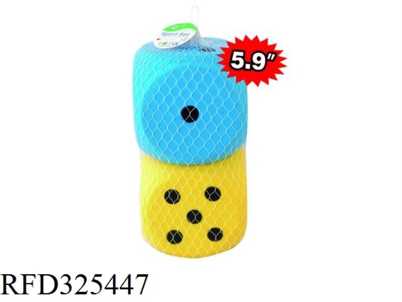 PU DICE 5.9 INCHES (2PCS)