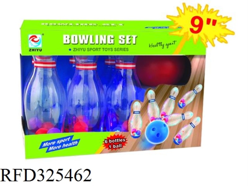 9.5-INCH FLASH BOWLING BALL