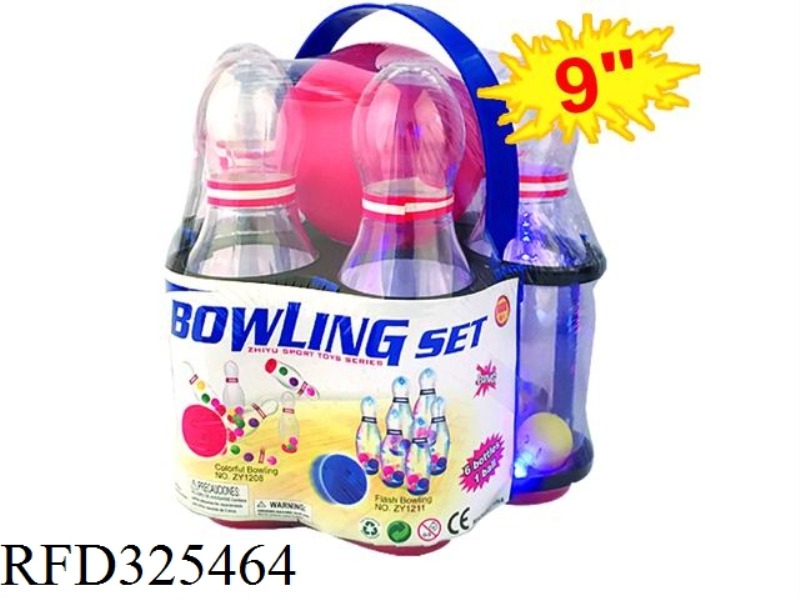 9.5-INCH FLASH BOWLING BALL