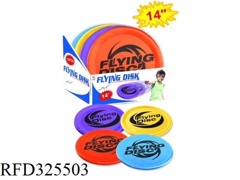 14-INCH CLOTH FRISBEE (12PCS)