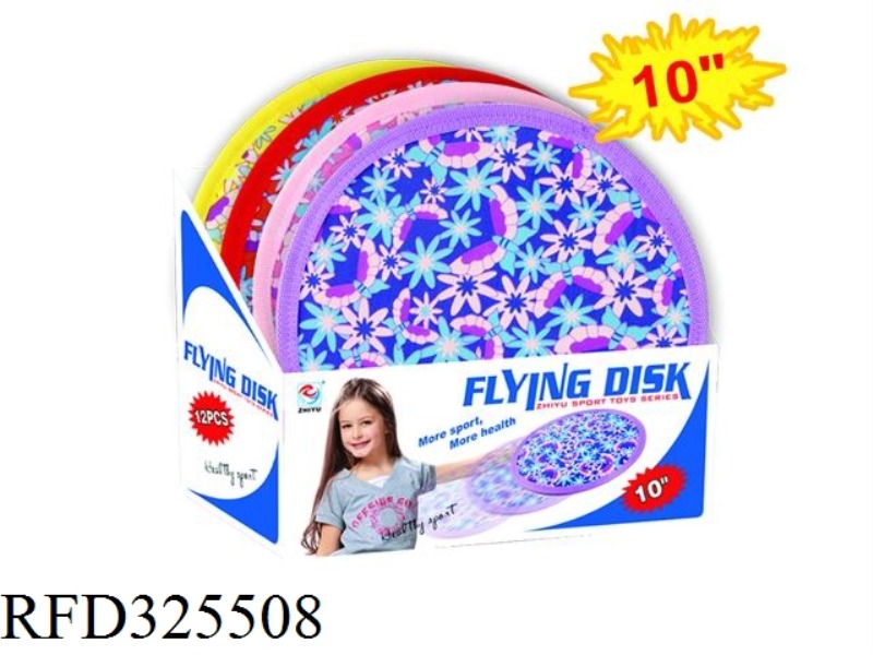 10 INCH CLOTH FRISBEE (12PCS)