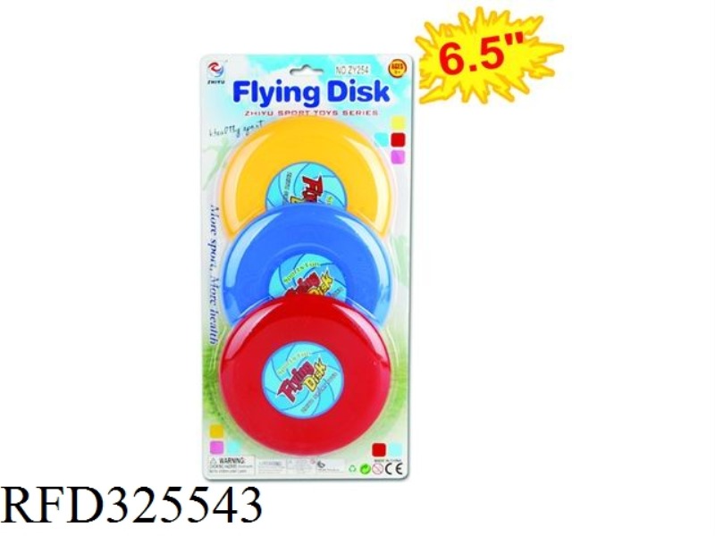 SIX AND A HALF INCH FRISBEE 3 IN 1