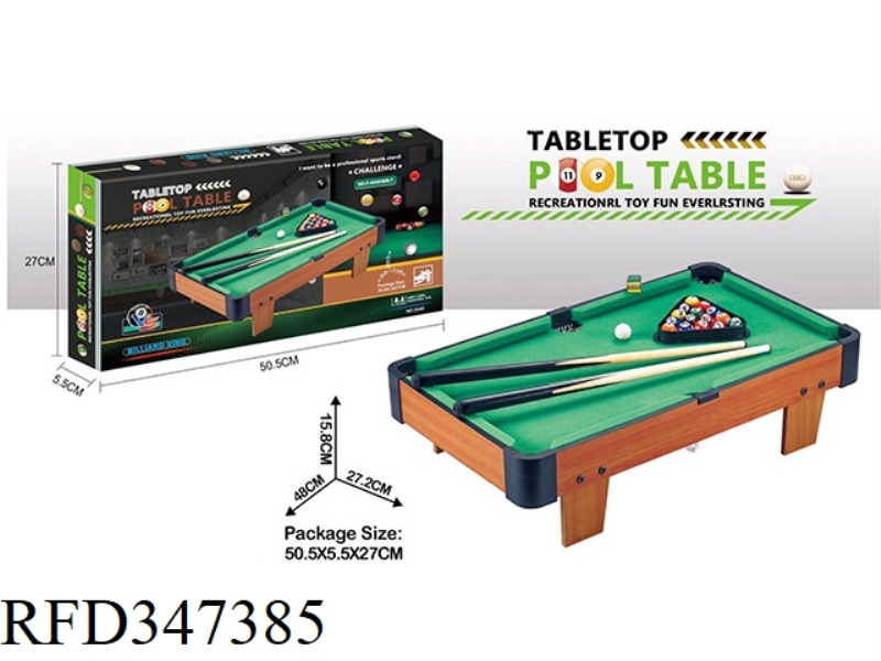 DOODLE WOODEN BILLIARD TABLE