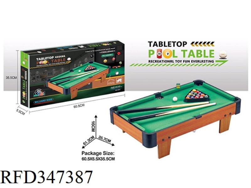 DOODLE WOODEN BILLIARD TABLE