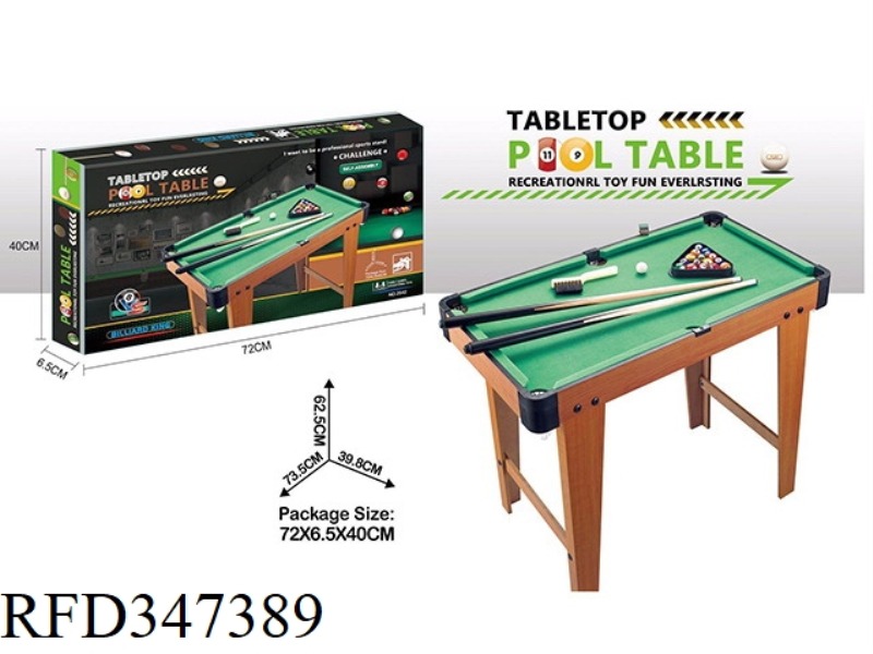 DOODLE WOODEN BILLIARD TABLE WITH FEET