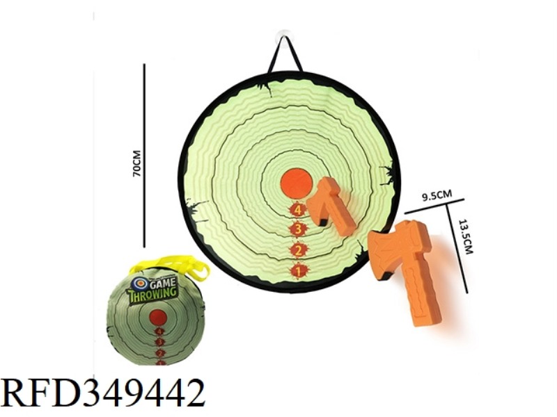 AXE CLOTH DART TARGET (PE)