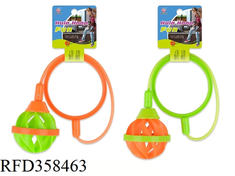 HULA HOOP FLICK AND JUMP BALL