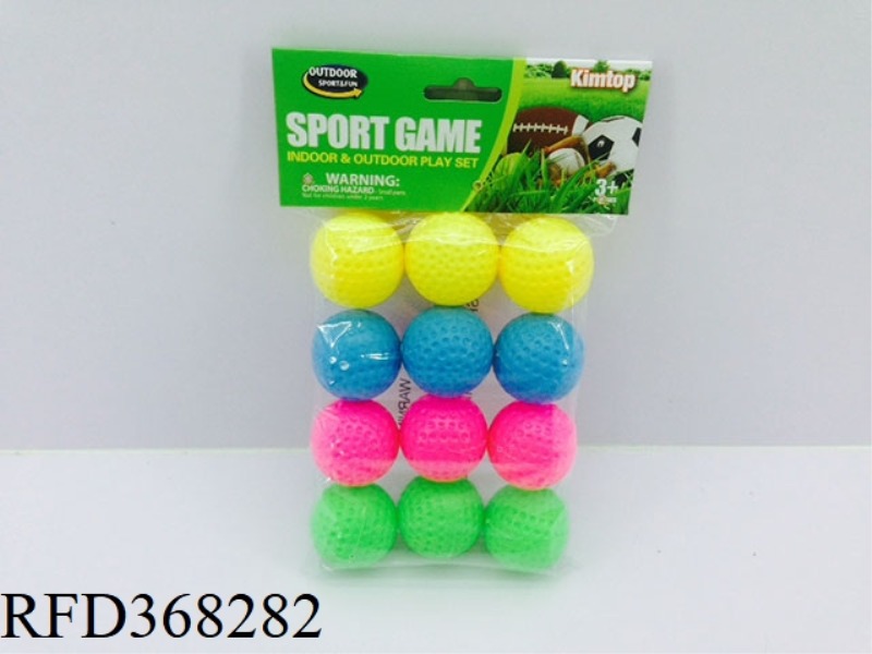 12 GOLF BALLS