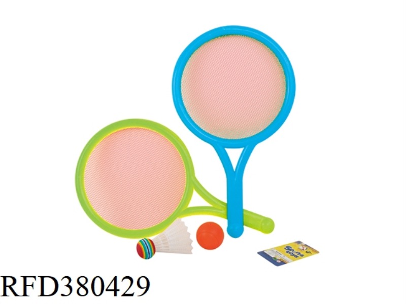 ROUND PLASTIC TENNIS RACKET