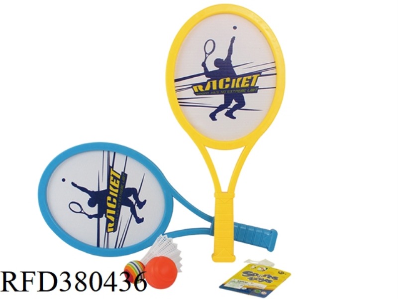 PLASTIC CLOTH TENNIS RACKET