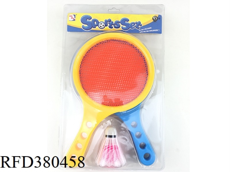 ROUND PLASTIC TENNIS RACKET