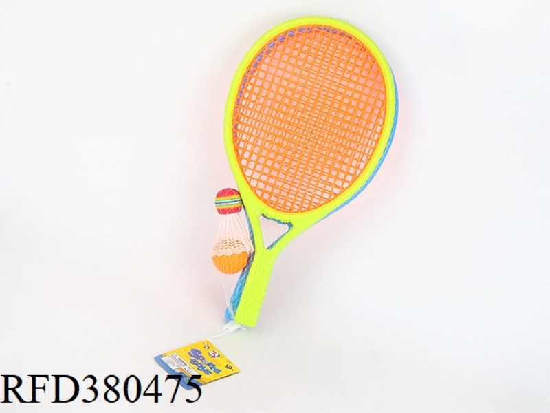 42 TENNIS RACKET WITH BALL AND BADMINTON